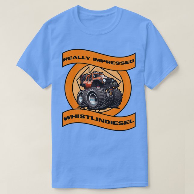 Camiseta Camión Monstruo Whistlindiesel 2 (Diseño del anverso)