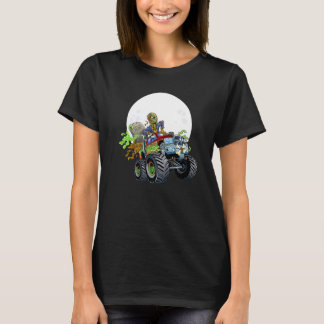 Camiseta Camión Monstruo Zombie Halloween Espeluznante Asus