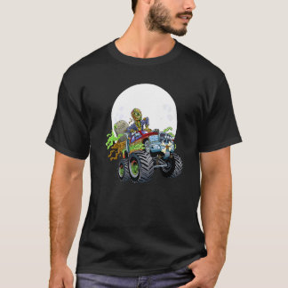 Camiseta Camión Monstruo Zombie Halloween Espeluznante Asus