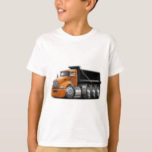 Camiseta Camión Naranja-Negro de Kenworth T440
