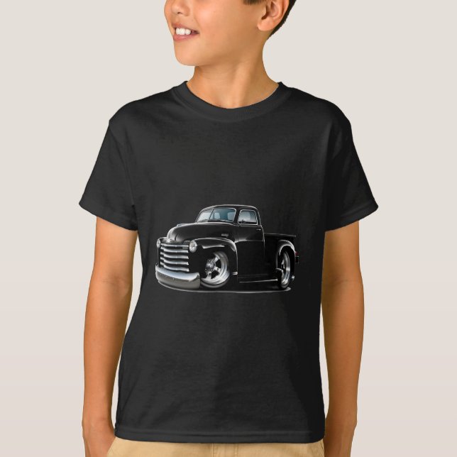 Camiseta Camión negro 1950-52 de Chevy (Anverso)
