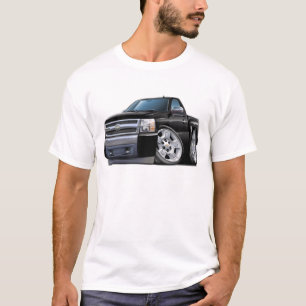 Camiseta Camión negro de Chevy Silverado