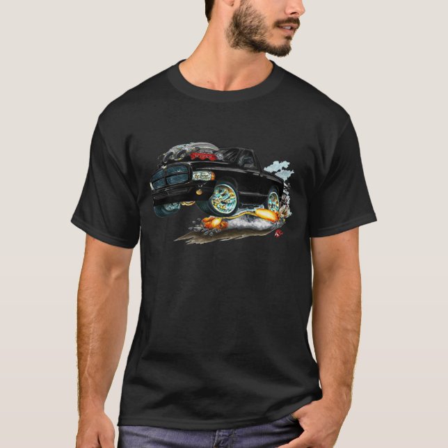 Camiseta Camión negro de Dodge SRT10 (Anverso)