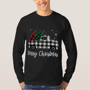 Camiseta Camión negro rojo trenzado en árbol en bicicleta F