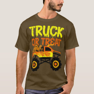 Camiseta Camión o tratar calabazas niños pequeños Halloween