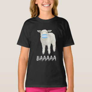 Camiseta Camión Ovejas divertidas con diseño de máscara f