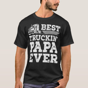 Camiseta Camión para hombres papá estilo retro mejor camion
