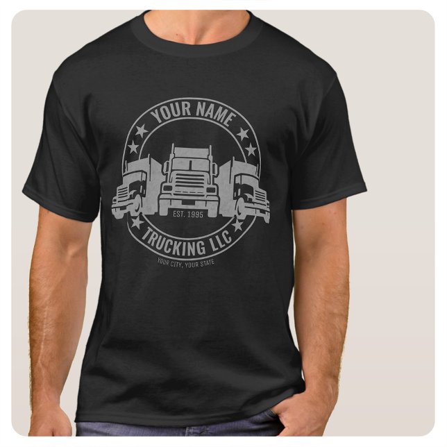 Camiseta Camión Personalizado Big Rig Semi Camión (Subido por el creador)