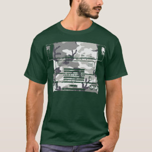 Camiseta Camión pesado clásico de Bedford TM 1980 camoue ur