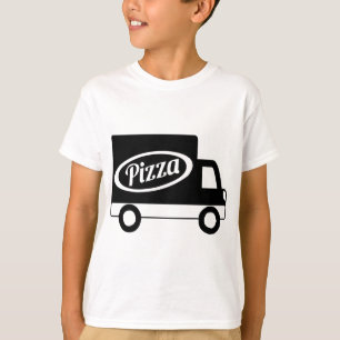 Camiseta Camión Pizza Trabajo Local De Entrega Empleado Uni