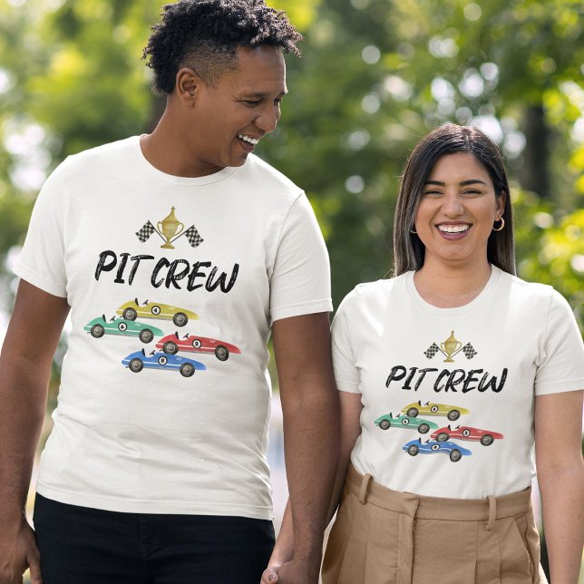 Camiseta Camión Race Car Pit Crew Cumpleaños Adulto (Subido por el creador)