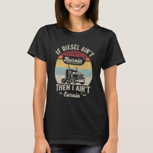 Camiseta Camión Retro Diesel Gran Rig Semi-Trailer Truck Dr