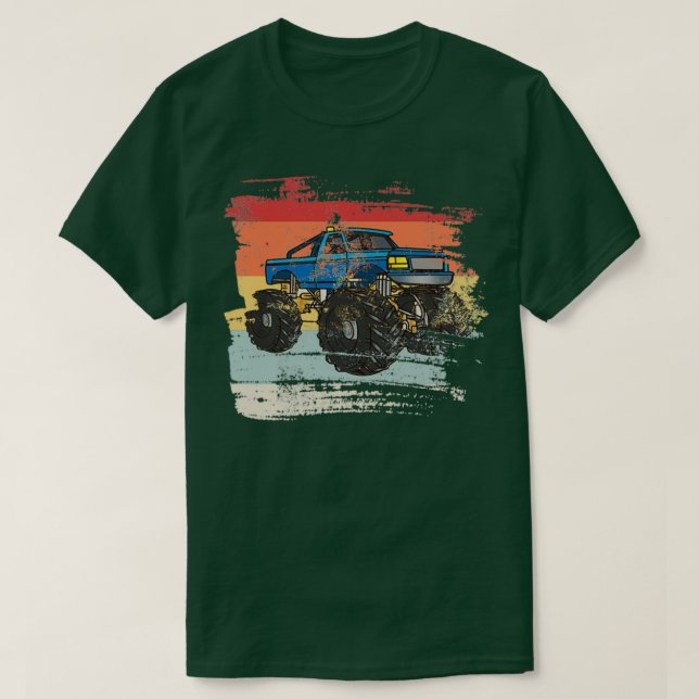 Camiseta Camión retro montante 5 (Diseño del anverso)