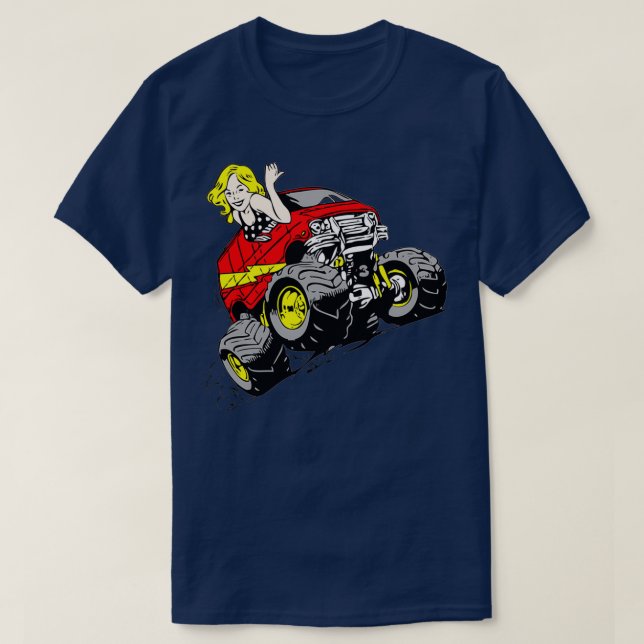 Camiseta Camión Retro Personalizado 4x4 (Diseño del anverso)