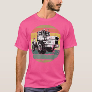 Camiseta Camión Retro Vintage Gracioso Básico Para Hombres,