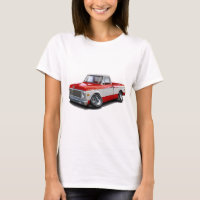 Camión Rojo-Blanco 1970-72 de Chevy C10