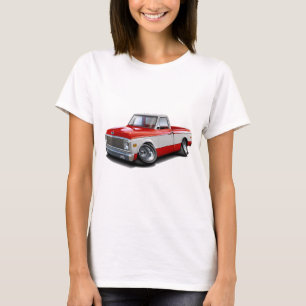 Camiseta Camión Rojo-Blanco 1970-72 de Chevy C10