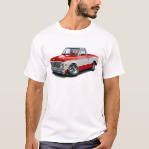 Camiseta Camión Rojo-Blanco 1970-72 de Chevy C10