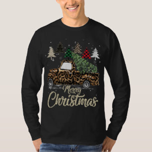 Camiseta Camión Rojo De Árbol De Navidad De Buffalo Con Leo