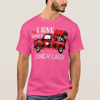 Camiseta Camión Rojo De Mujeres Me Encanta Ser Una Lechador