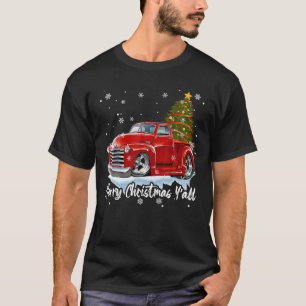 Camiseta Camión Rojo De Navidad Árbol De Navidad Regalos Vi
