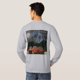 Camiseta Camión rojo de recogida y equipo de esqueletos