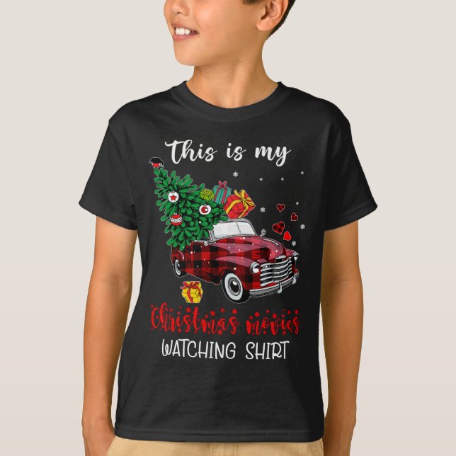 Camiseta Camión Rojo Esta Es La Película De Mis Navidades V (Anverso)