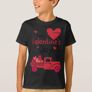 Camiseta Camión Rojo Feliz Día de San Valentín