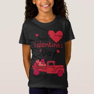 Camiseta Camión Rojo Feliz Día de San Valentín