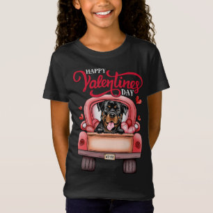 Camiseta Camión Rojo Feliz Día de San Valentín Oído del per