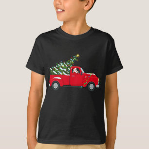 Camiseta Camión rojo gracioso amante de la Navidad Santa Ha