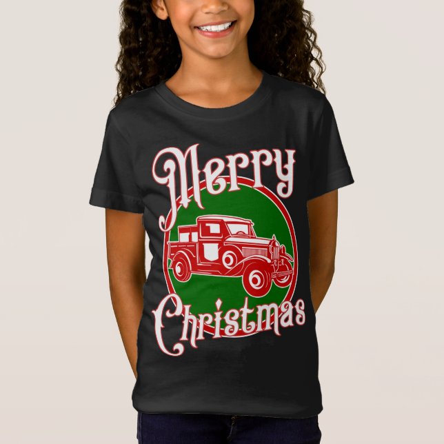 Camiseta Camión Rojo Vintage (Anverso)