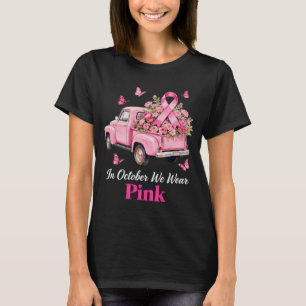 Camiseta Camión Rosado Concienciación sobre el Cáncer de Ma