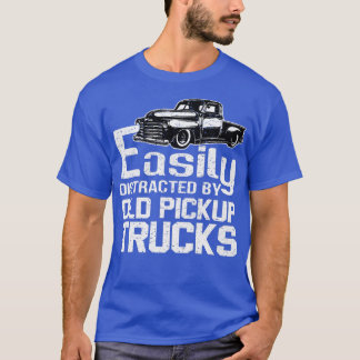 Camiseta Camión se distrae fácilmente por camionetas viejas