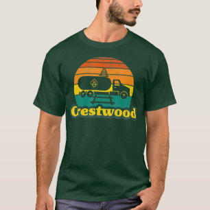 Camiseta Camión Semi atascado en el ferrocarril Crestwood K