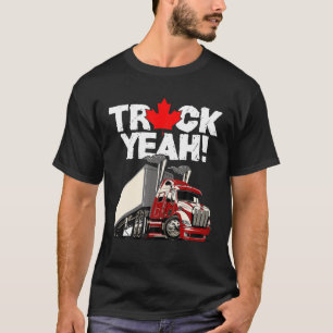 Camiseta Camión sí camionero canadiense camionero Canadá li