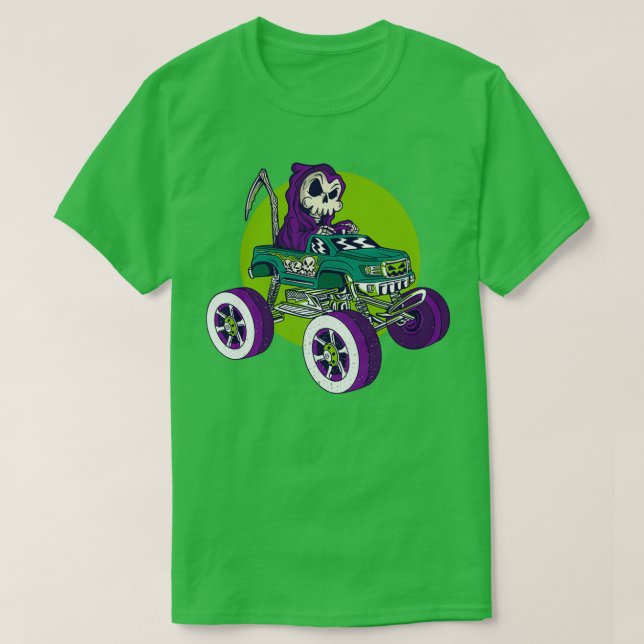 Camiseta Camión Skull Monster 2 (Diseño del anverso)