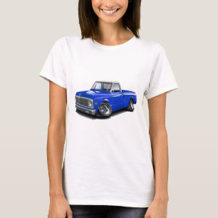 Camiseta Camión superior Azul-Blanco 1970-72 de Chevy C10