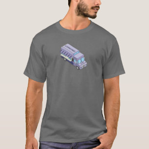Camiseta Camión taco mens gris