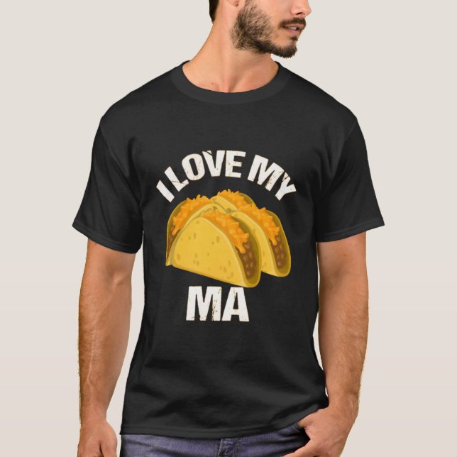 Camiseta Camión Taco que amo mi tacoma (Anverso)