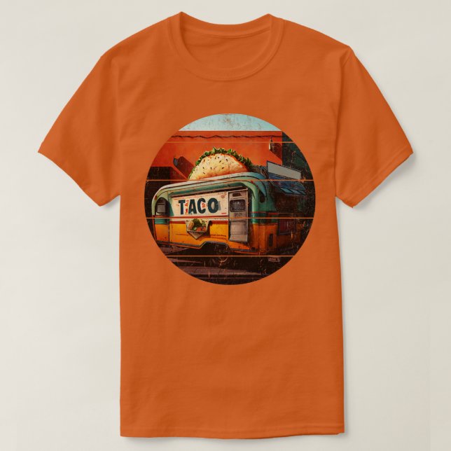 Camiseta Camión Taco Vintage (Diseño del anverso)