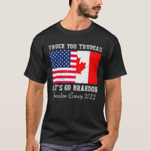 Camiseta Camión Trudeau Camión de convoy por la libertad de