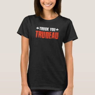 Camiseta Camión Trudeau Retro Camión de apoyo a Freedom Co