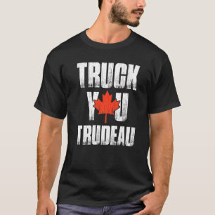 Camiseta Camión Trudeau Retro Camión de apoyo a Freedom Co