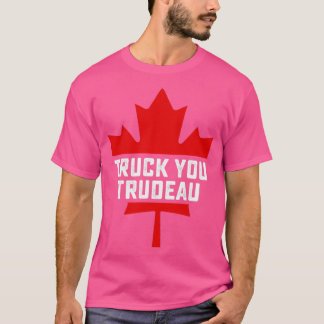 Camiseta Camión usted Trudeau Bandera de Canadá