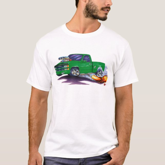 Camiseta Camión verde 1988-98 de Silverado (Anverso)