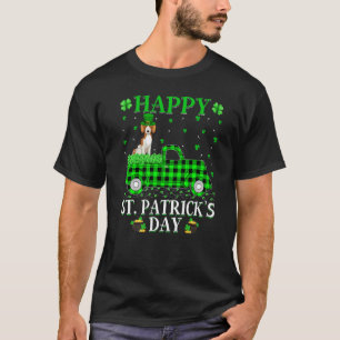 Camiseta Camión verde de búfalo, perro de Beagle St Patrick