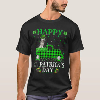 Camiseta Camión verde de búfalo revestido malamute Perro St