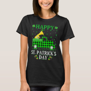 Camiseta Camión verde tuba de búfalo divertida en el camión