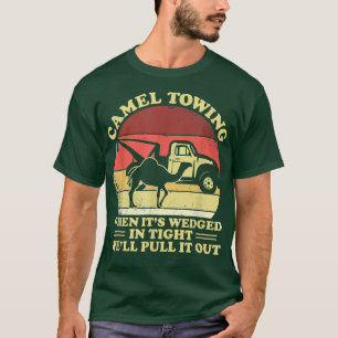 Camiseta Camión vintage de remolque de humor para camellos